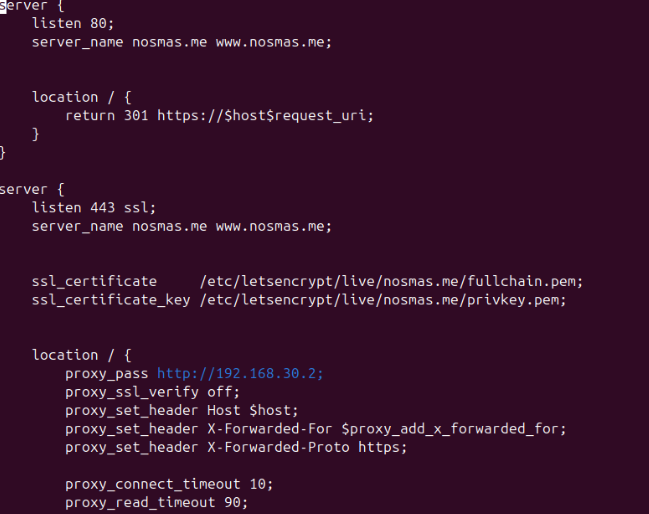 TLS decryption proxy configuration